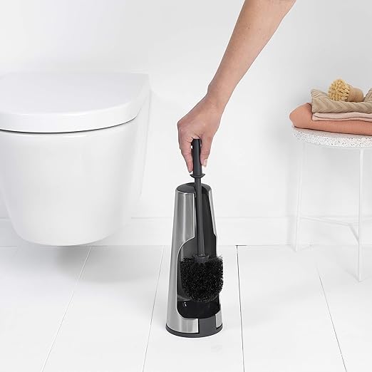 Brabantia Toilet Brush & Holder – Matt Steel - Image 3