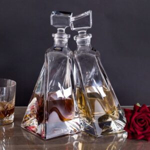 Bohemia Crystal Lovers Decanter Set