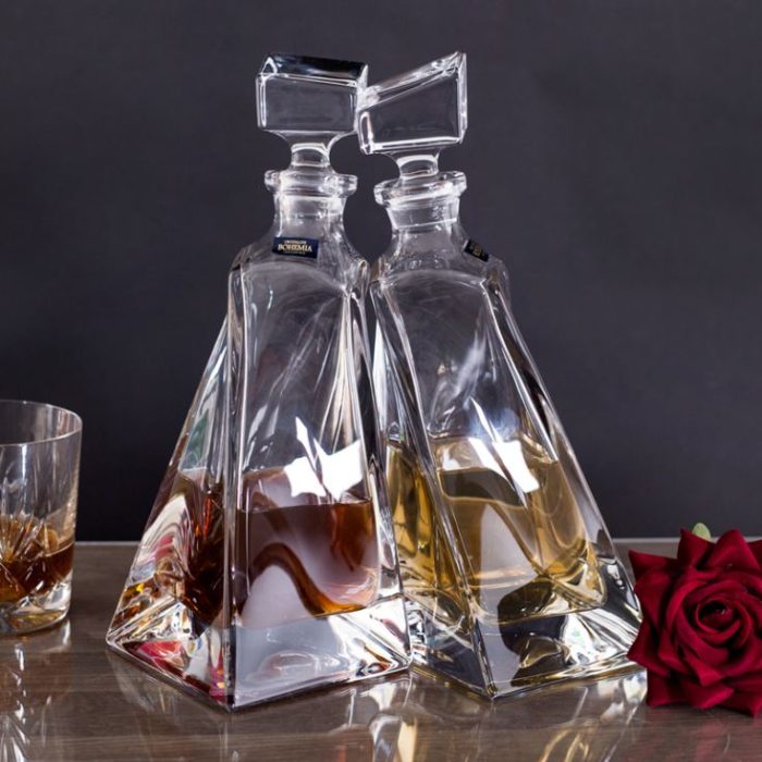 Bohemia Crystal Lovers Decanter Set