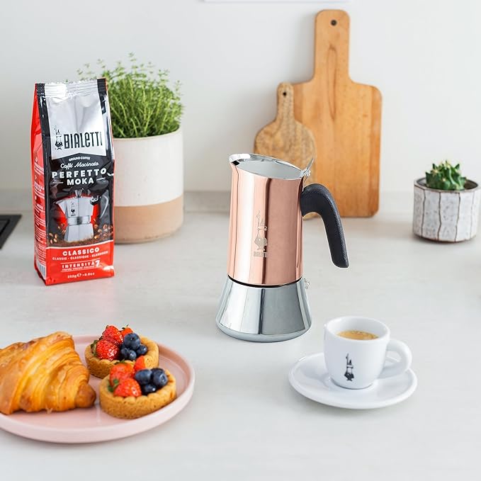 Bialetti Venus Copper Espresso Maker 4-Cup - Image 3