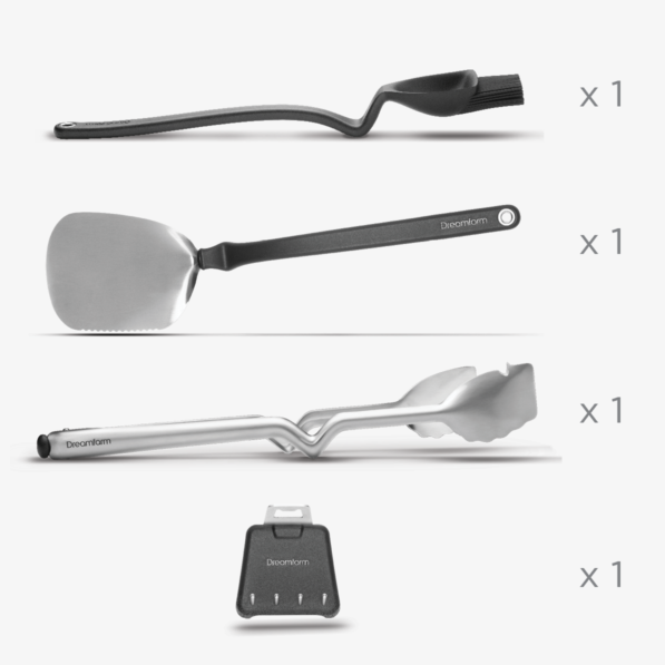 Dreamfarm BBQ Tools Set – Grey - Image 3