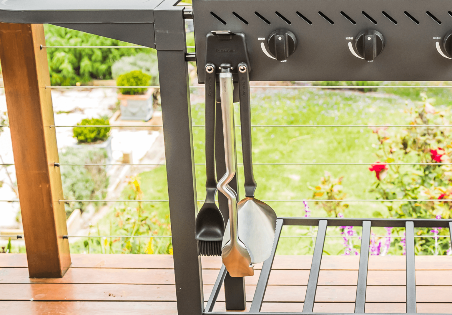 Dreamfarm BBQ Tools Set – Grey