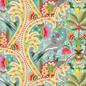Blue Flamingo Pot Holder
