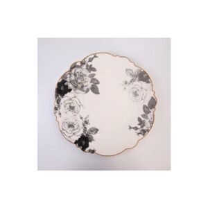 Black Rose Charger