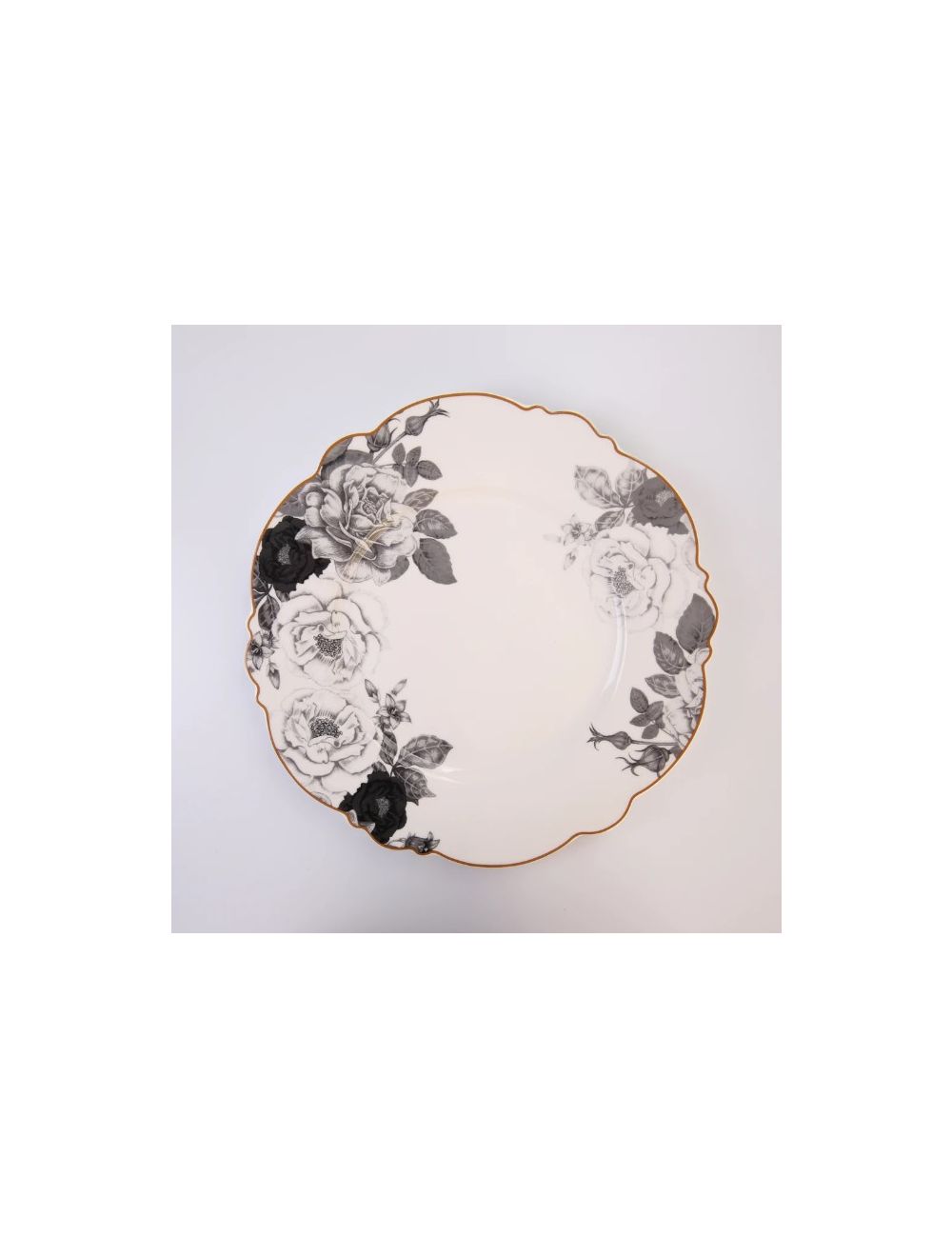 Black Rose Charger